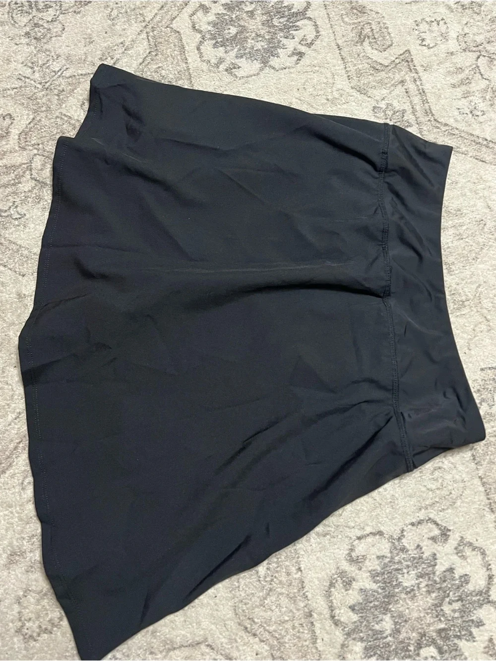Antigua Black Detroit Lions Chip Skort